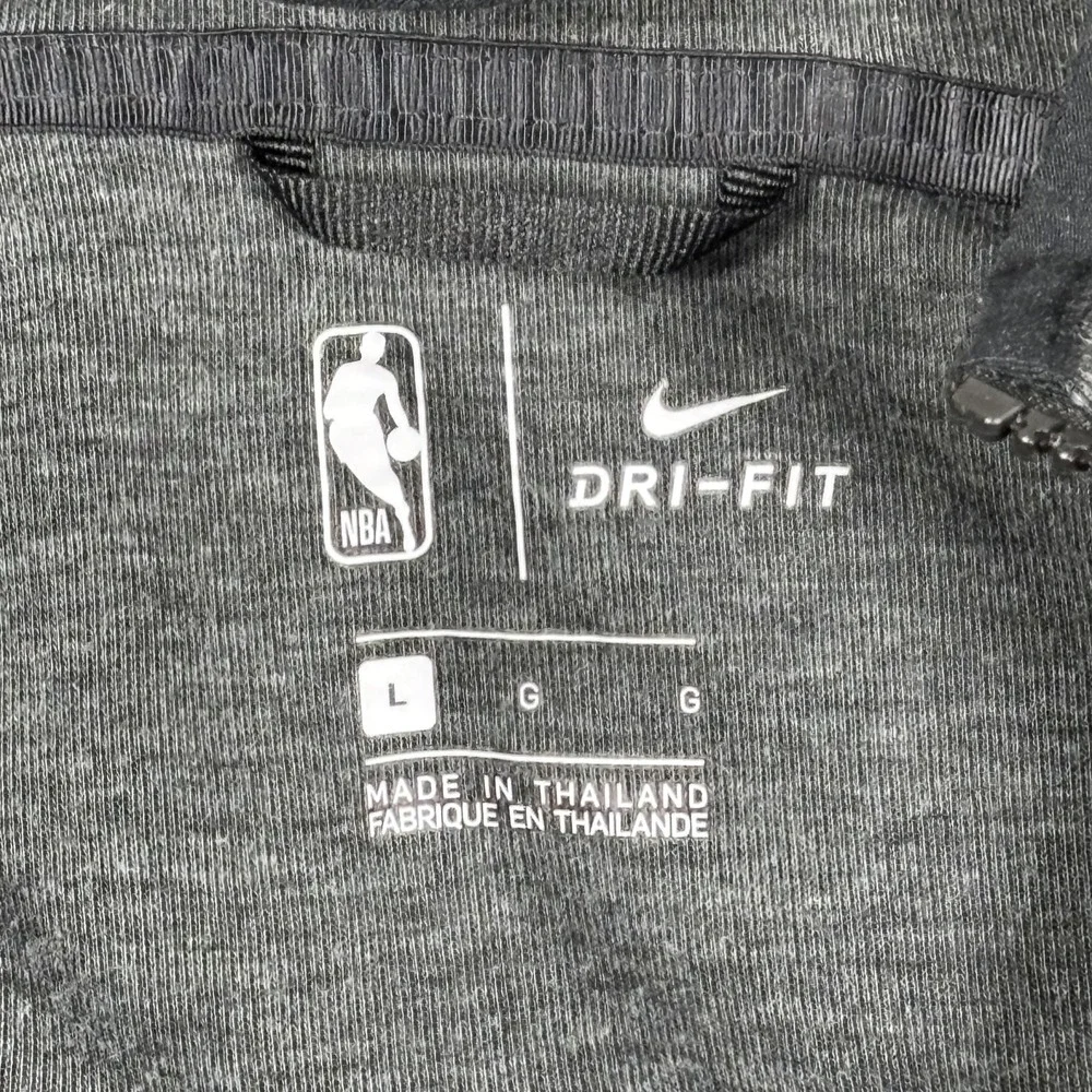 Nike Utah Jazz Hoodie Womens Large Gray NBA Basketball Dri Fit‎ Zip Jacket